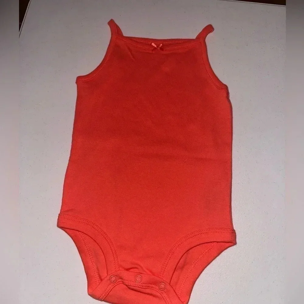 NWOT CARTER'S BABY GIRL 4 CAP SLEEVE BODYSUITS MULTIPLE PATTERNS 3M, 9M, 12M